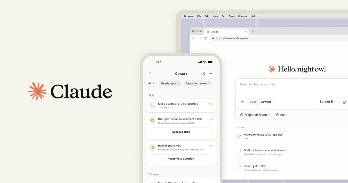DROPIDEA | دروب ايديا - Claude Cowork Comes to Mobile and Web: Smart Work Everywhere