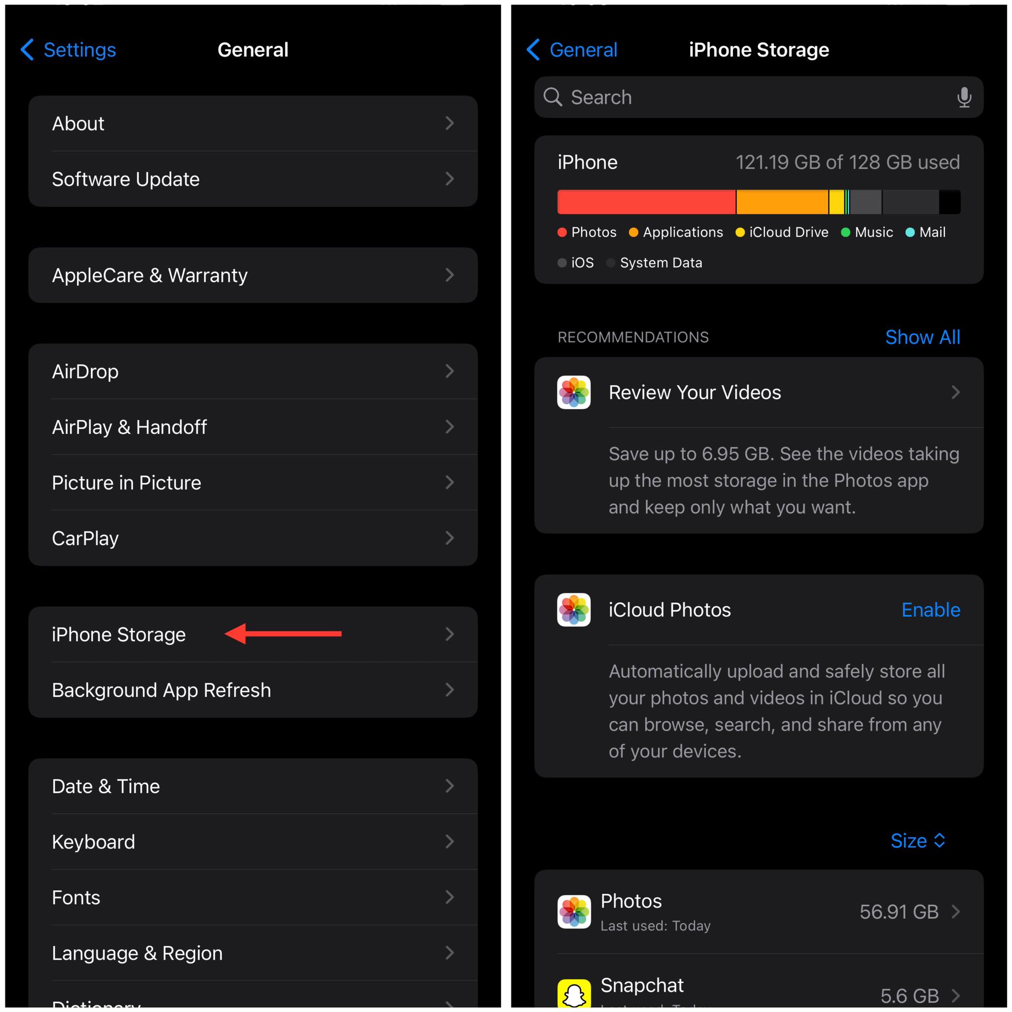 DROPIDEA | دروب ايديا - The best ways to increase iPhone space: applications, settings, and tips
