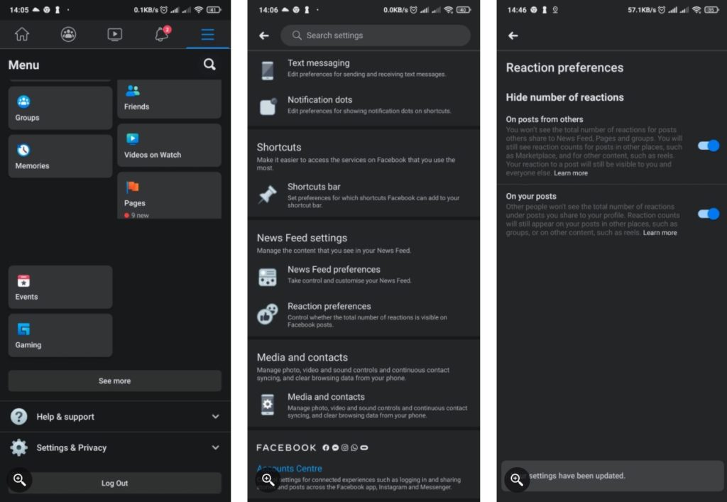 DROPIDEA | دروب ايديا - How to hide likes from Facebook posts and not show the number of interactions