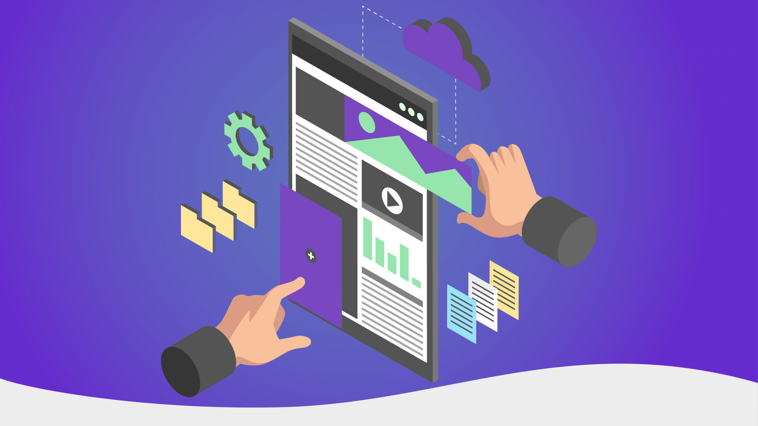 DROPIDEA | دروب ايديا - The Hero Section concept, and using it to attract the visitor to interact with your site