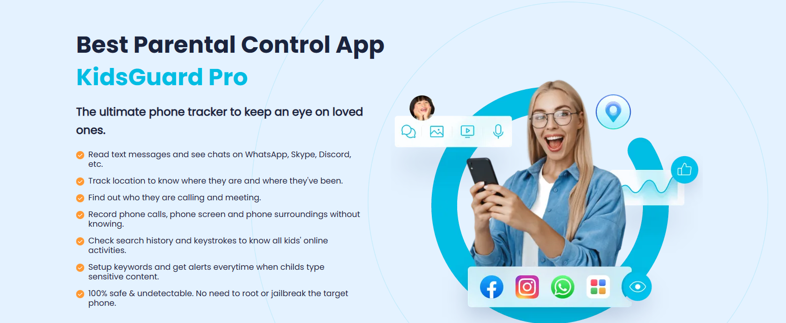 DROPIDEA | دروب ايديا - Explanation of the features of the Kidsguard Pro parental control application