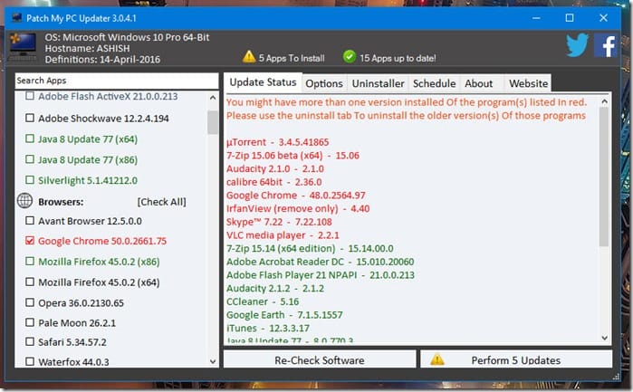 DROPIDEA | دروب ايديا - Automatically update software in Windows 10 with 2 of the best programs