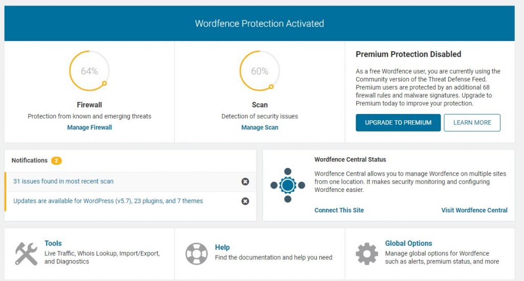 DROPIDEA | دروب ايديا - Wordfence or Sucuri? Advantages, disadvantages and determining the strongest addition