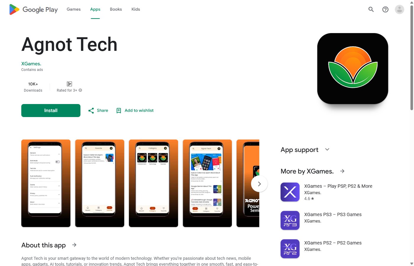 Agnot Tech App