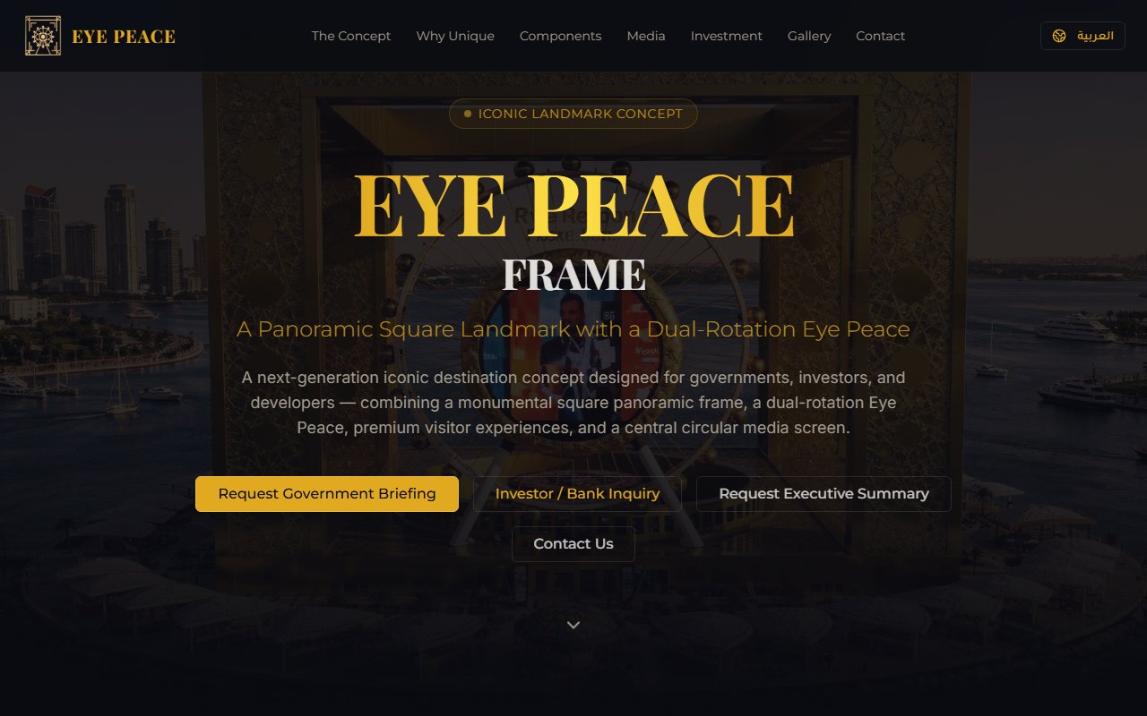 EYE PEACE FRAME - Panoramic Landmark