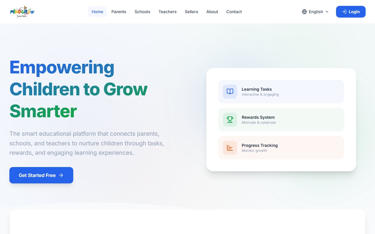 MindGrow - Smart Educational Platform