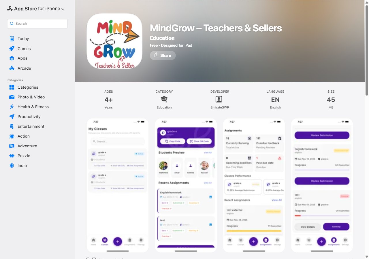 MindGrow Teachers & Sellers