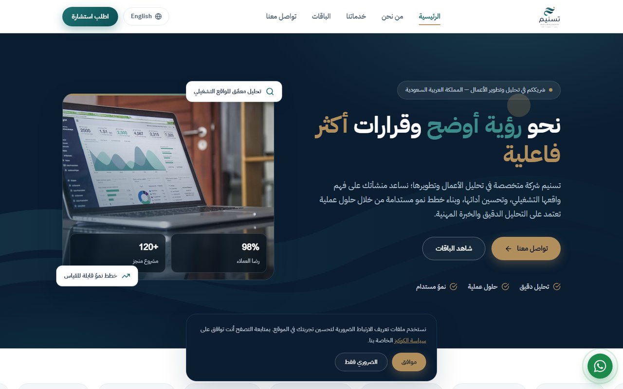 Tasneem — Business Analysis & Development