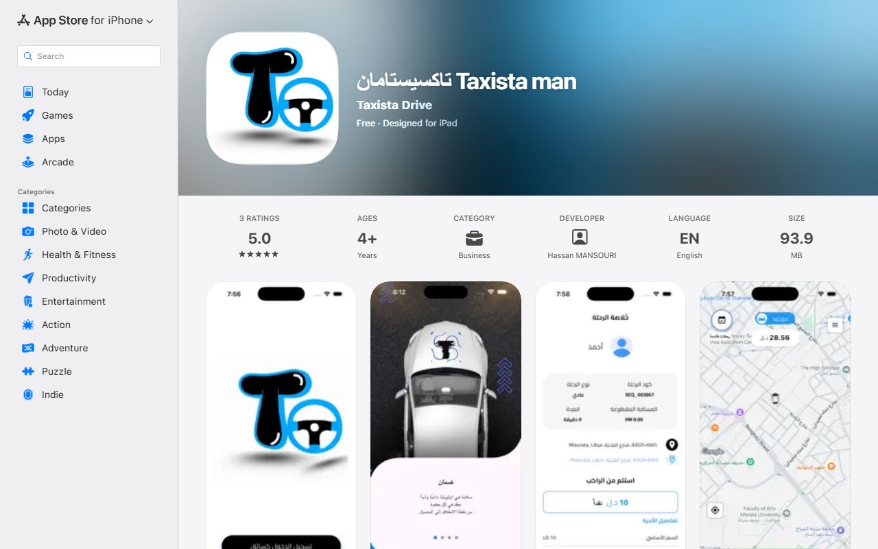 Taxista Driver iOS App