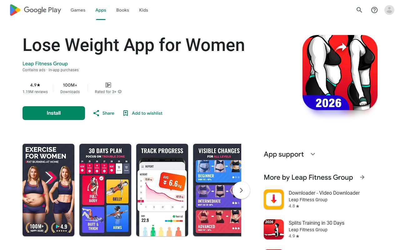Women Workout & Weight Loss App