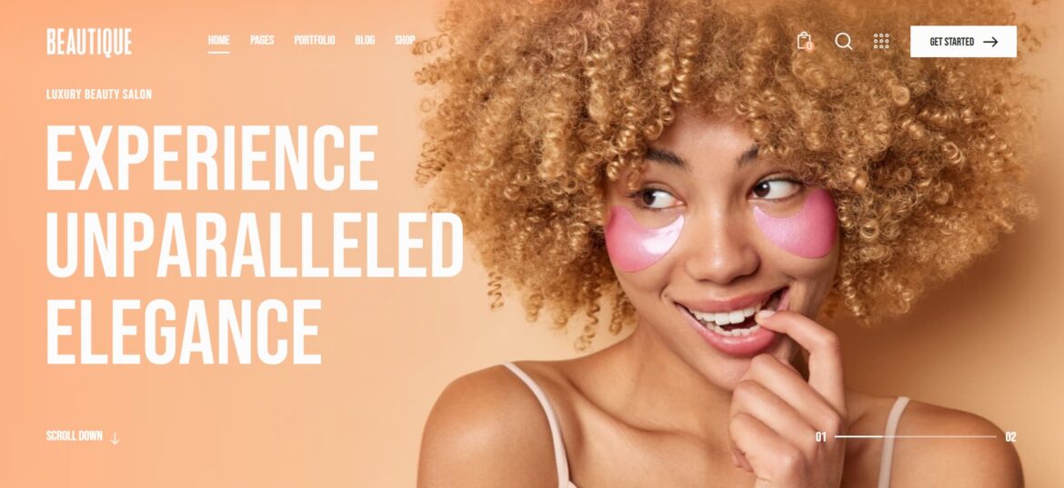 قوالب الصالونات ومراكز التجميل