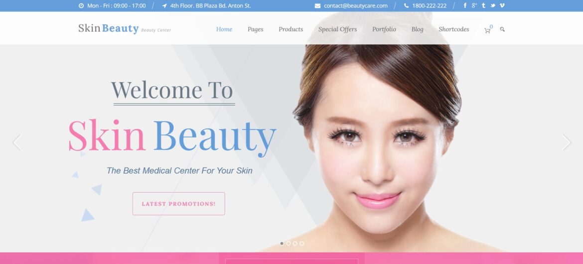 قوالب الصالونات ومراكز التجميل