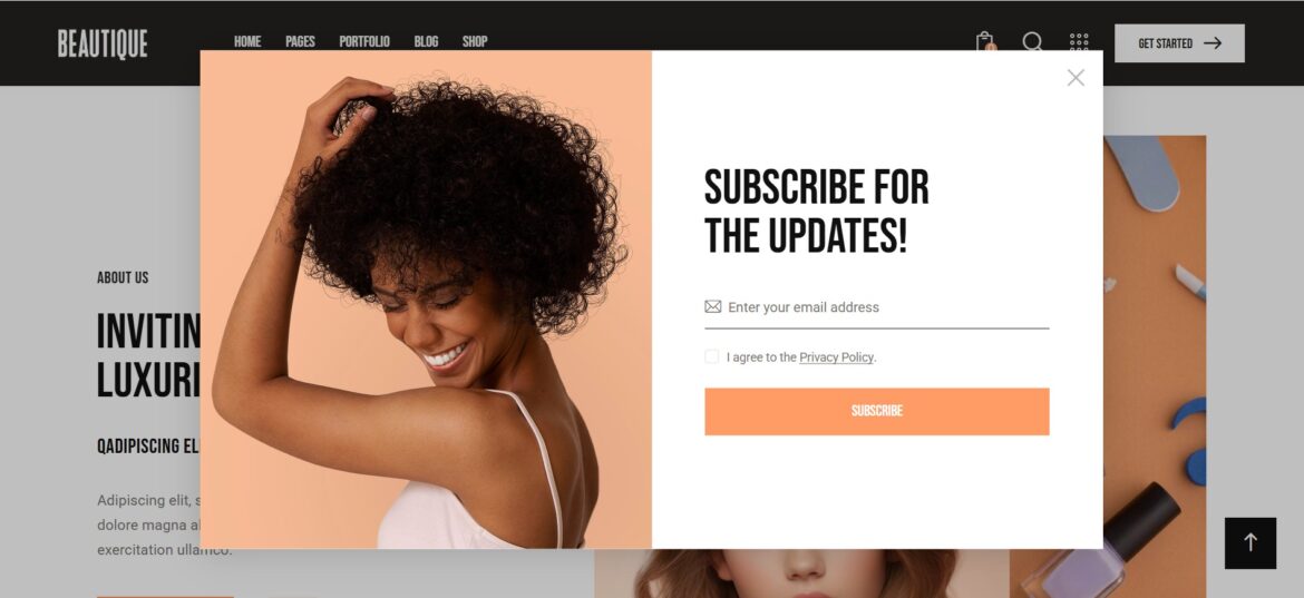 قوالب الصالونات ومراكز التجميل