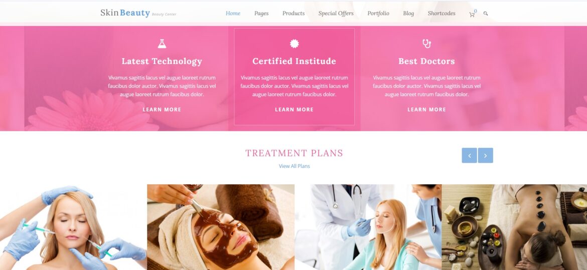 قوالب الصالونات ومراكز التجميل