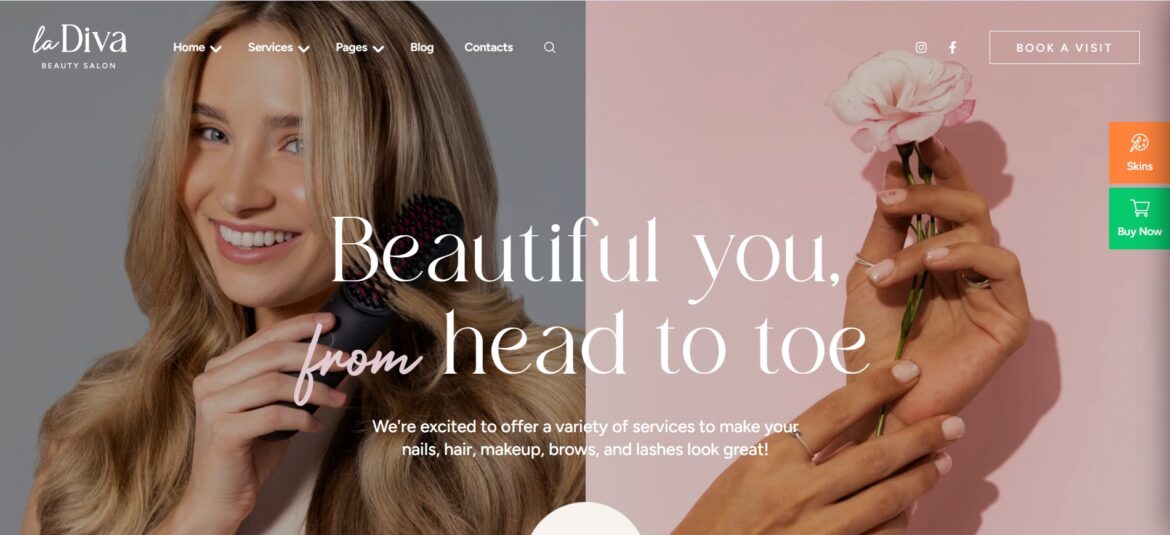 قوالب الصالونات ومراكز التجميل