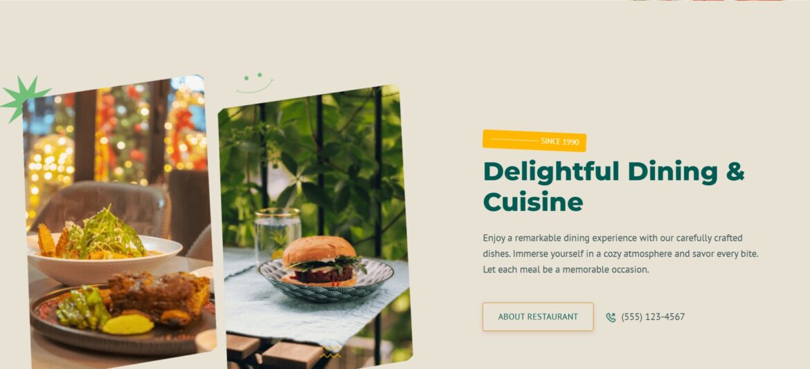 قوالب المطاعم والمقاهي