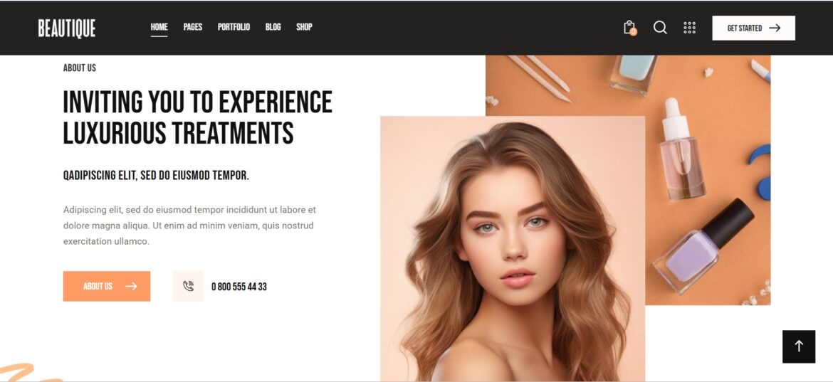 قوالب الصالونات ومراكز التجميل