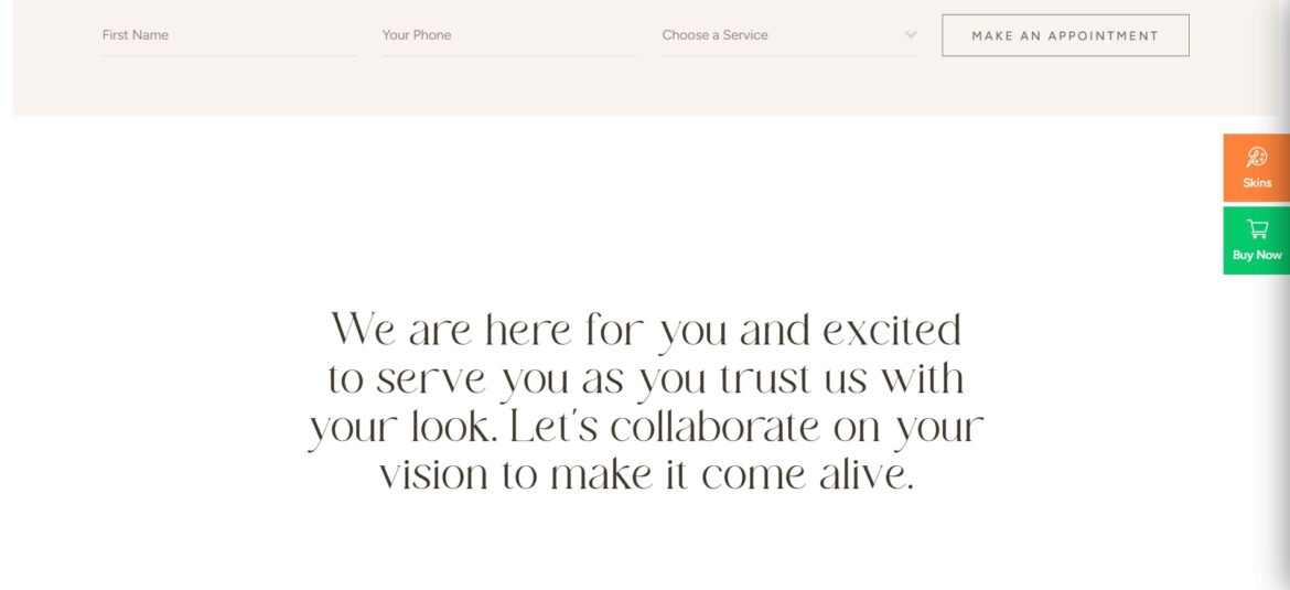 قوالب الصالونات ومراكز التجميل