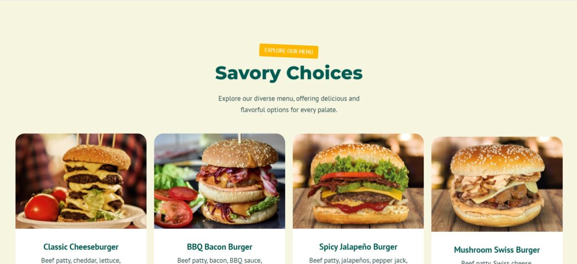 قوالب المطاعم والمقاهي