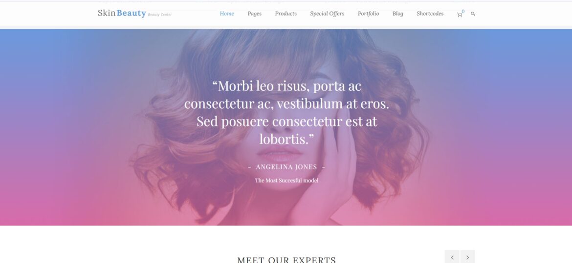 قوالب الصالونات ومراكز التجميل