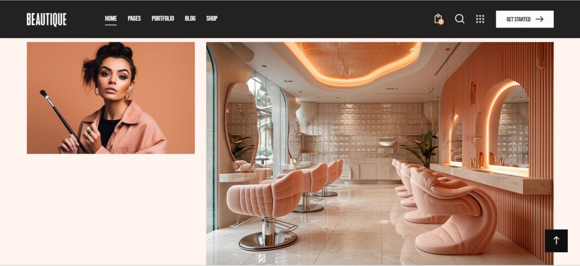 قوالب الصالونات ومراكز التجميل