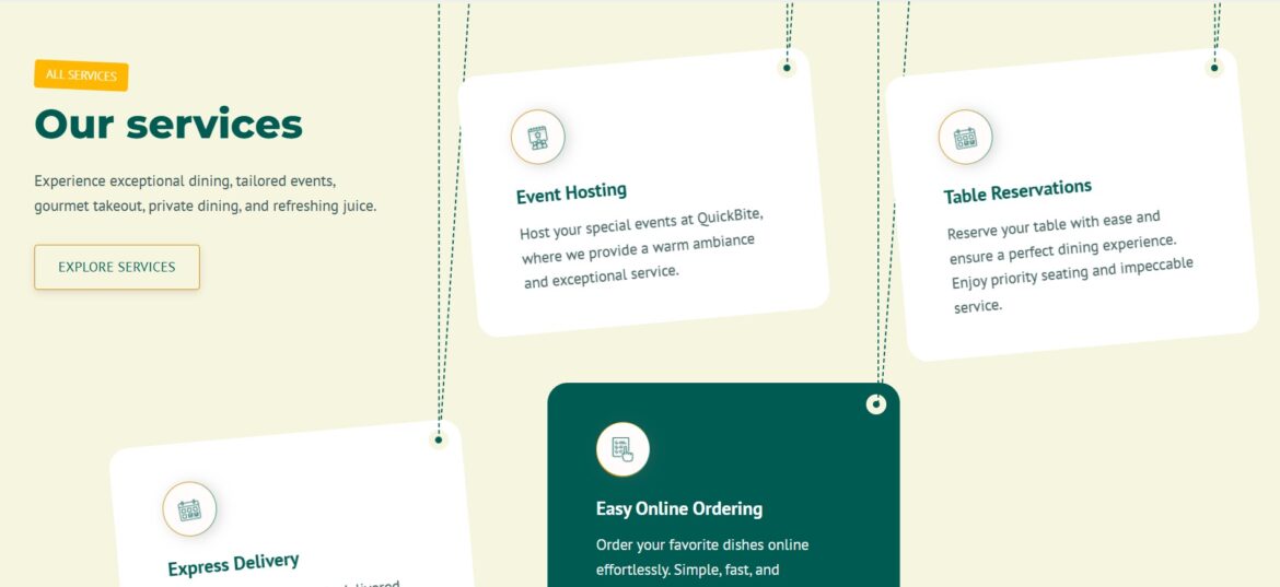 قوالب المطاعم والمقاهي