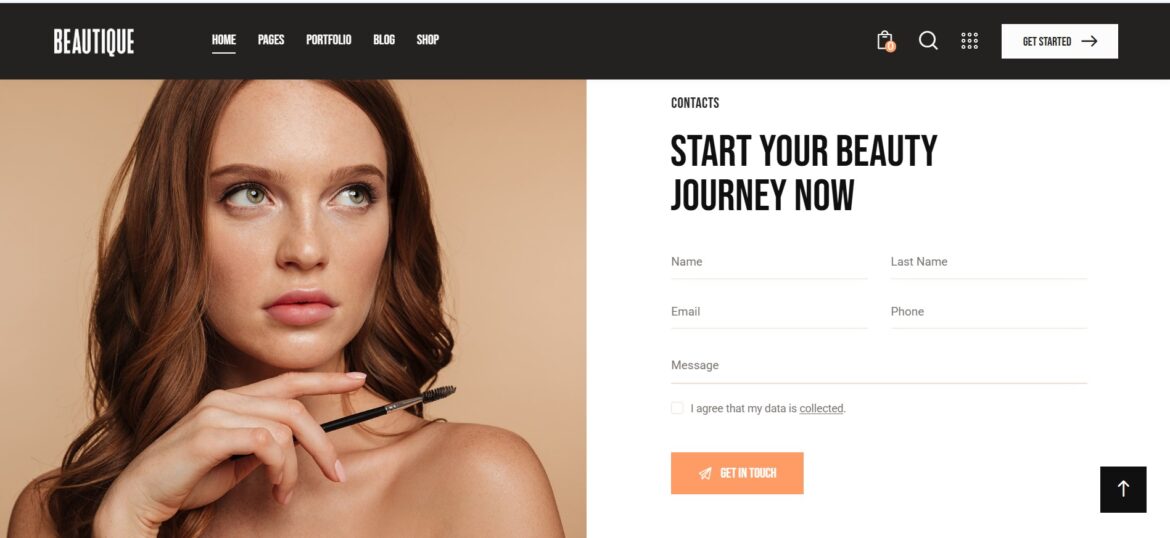 قوالب الصالونات ومراكز التجميل