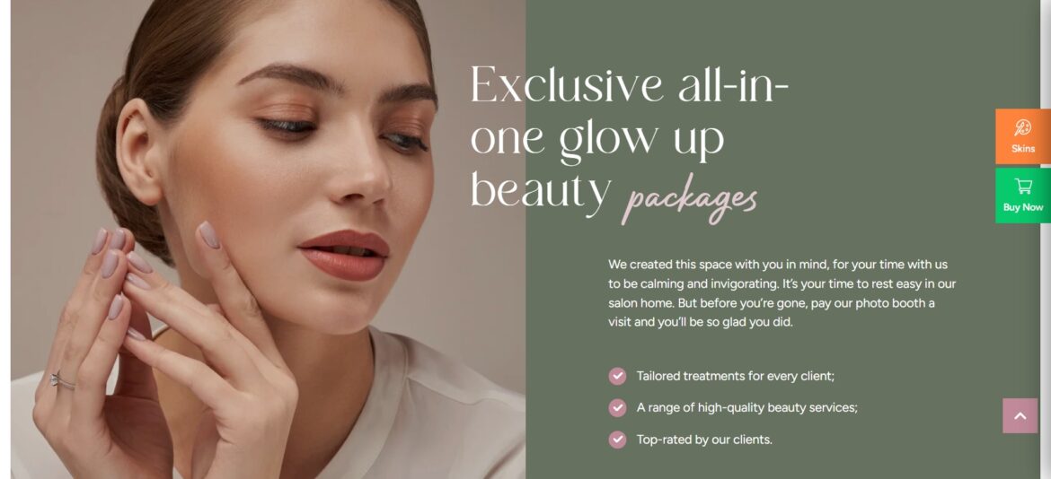 قوالب الصالونات ومراكز التجميل