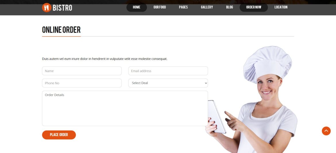 قوالب المطاعم والمقاهي