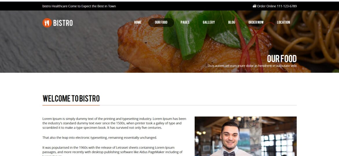 قوالب المطاعم والمقاهي